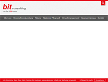 Tablet Screenshot of bitmanagement.at